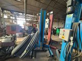 a machine that is sitting inside of a building
