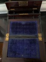 Écritoire en placage de marqueterie et motif en laiton (photo 2)