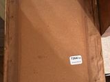 a box with a label on it sitting on a table