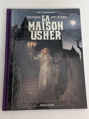 une image représentant un livre sur lequel figure une femme tenant une bougie