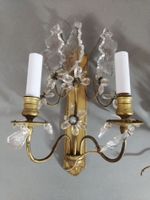Paire d'appliques en bronze doré éclairant à deux bras de lu… (photo 3)