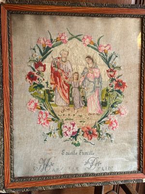La Sainte Famille, tapisserie aux points