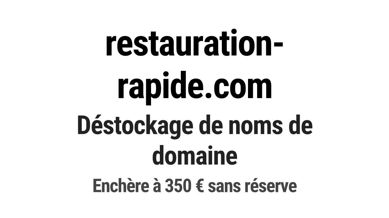 Destockage & Invendus