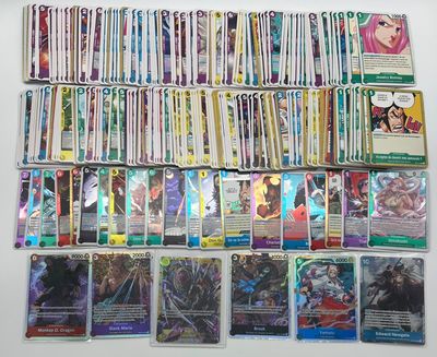 a lot of cards that are on the table