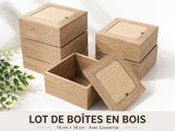 lot de bottes en bois en bois
