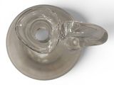an image of a clear glass object on a white surface