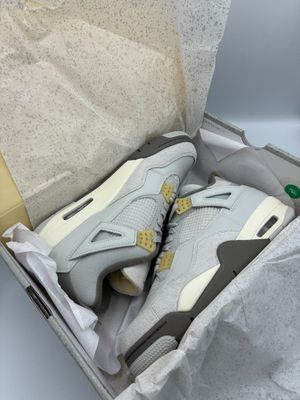nike air jordan 4 retro wolf grey / wolf grey - wolf grey