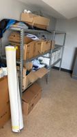 2 armoires hautes, buffet, 3 étagères en métal (2 tailles) (photo 5)