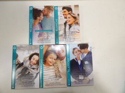 ROMAN Réédité : 5 romans de la Collection BLANCHE de Harlequin Books S