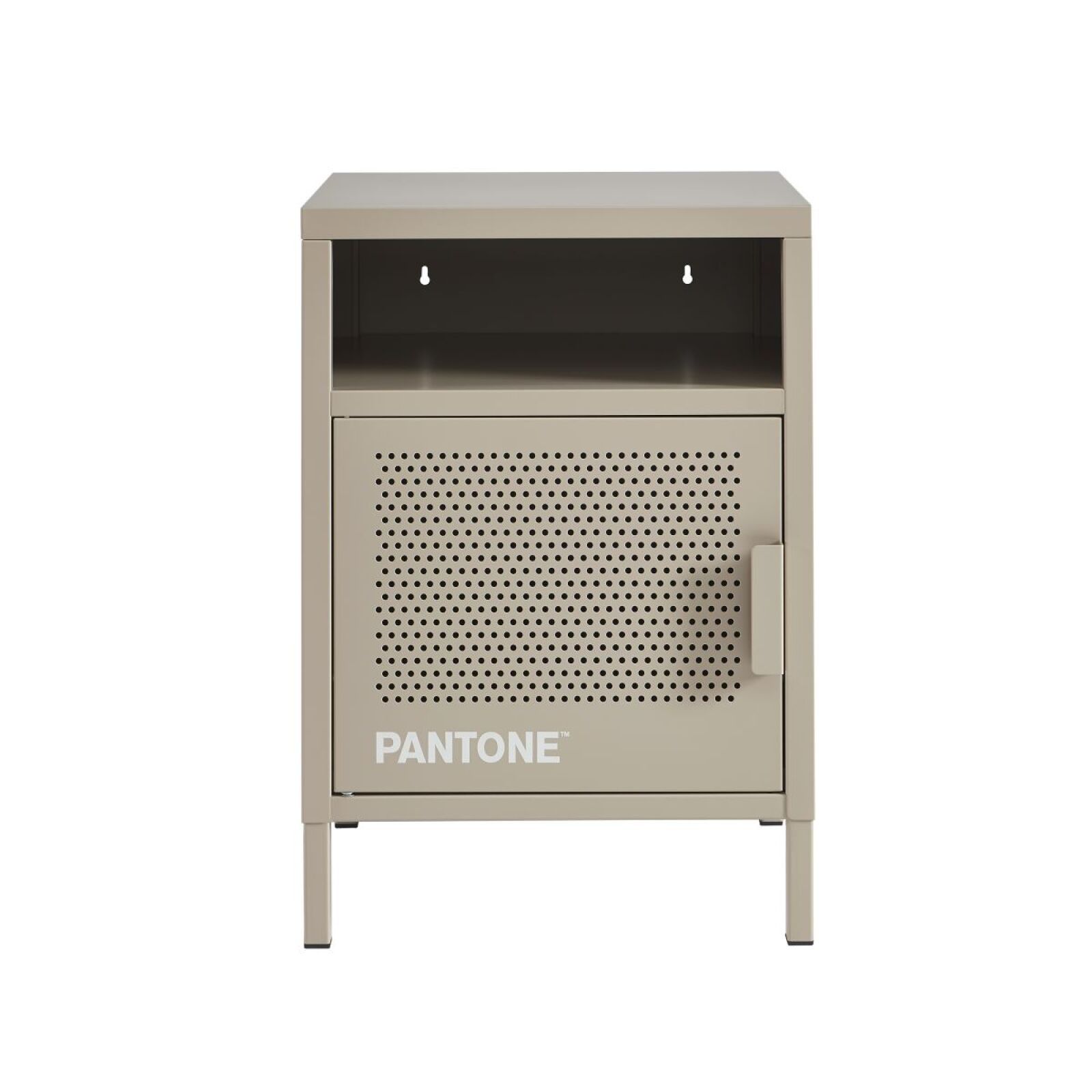 10798-352 / Table de chevet métal taupe - SORELH -PANTONE - …