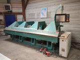 a machine that is sitting inside of a building