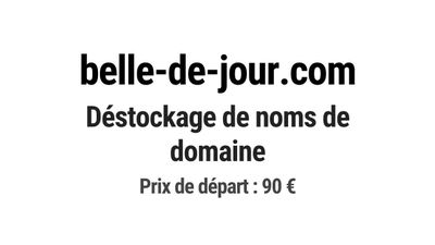 Nom de domaine belle-de-jour.com.