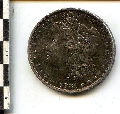 USA. Dollar. 1881. Argent. 26,70g.
