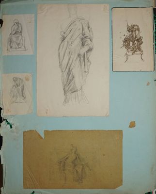 CHAPU Henri, attribué à, Femme drapée - Étude pour un monume… - Photo 1