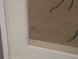a picture of a painting on the wall of a room
