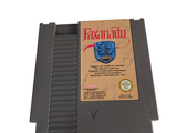 un vieux jeu Nintendo auquel on joue sur un fond blanc