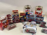 many different types of toy vehicles in the box