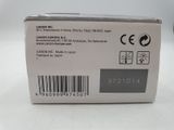 the back of a box with a barcode on it sitting on a table