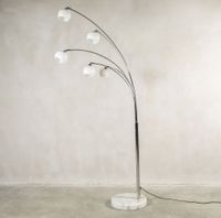 Lampadaire à cinq bras de lumière orientables, en verre et m… (photo 4)