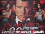 a movie poster for the james bond film