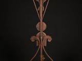 a tall wooden cross with a cross on top of it