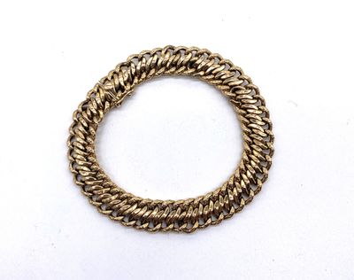 BRACELET en or (750) à maille américaine. - Photo 1