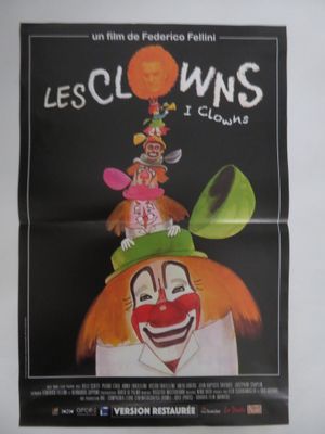 affiche du film « Les Clowns » représentant des clowns au premier plan