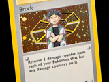 une photo d'une carte Pokémon sur laquelle figure le portrait d'une personne
