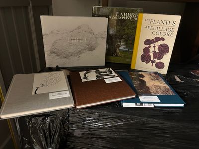 beaucoup de livres posés sur une table