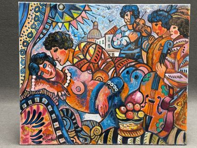 Marc FRENKEL (1959) Couple et musicien.