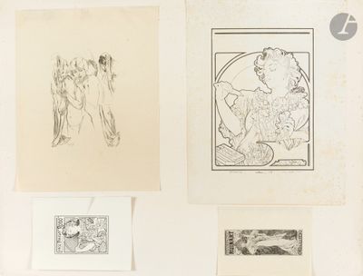 de nombreux dessins sur le mur d'une pièce