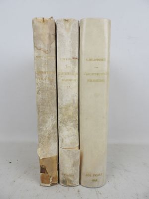(3vols) LASTEYRIE Robert de. L'architecture religieuse en Fr…