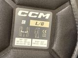 a close up of a seat with a label on it