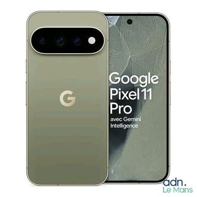 the google pixel 11 pro phone is shown with the google pixel 11 pro logo
