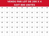 vente par lot de 200 x 4 soit 800 unites