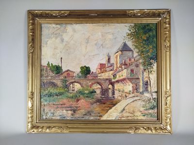 PHIDIAS (XXème) : huile sur toile signée et datée « 22 » en …