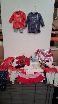 Lot de 48 pièces vêtements bébé et enfant, différents modèle…