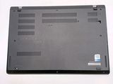 a close up of the bottom of a laptop