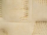 a close up of a piece of cloth with a pattern on it