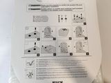 a picture of a toilet seat with instructions on it