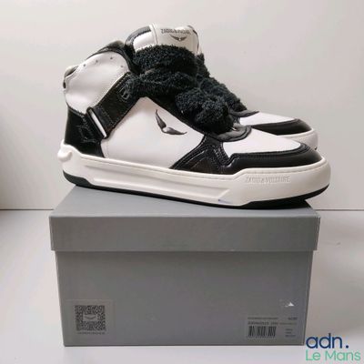 nike air jordan 1 mid black / white - black - white