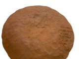 an image of a clay ball on a white background