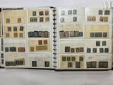 a book with a lot of stamps on it