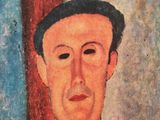 portrait of a man in a red shirt by amedee