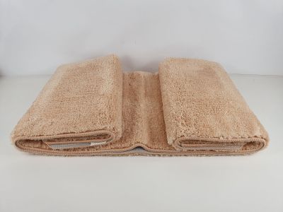FLOORDIREKT - Tapis de bain SKY - 80x150cm - Beige - Texture…