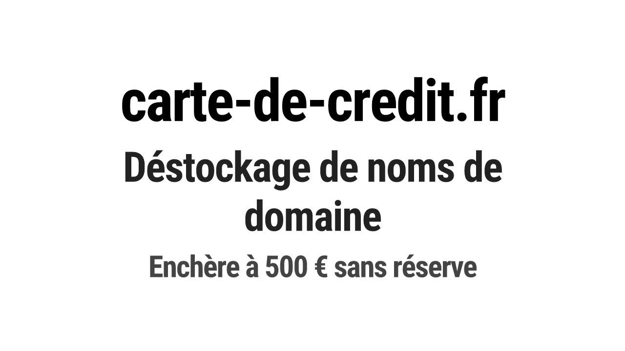 Destockage & Invendus