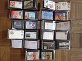 many different types of cards and envelopes laid out on the floor