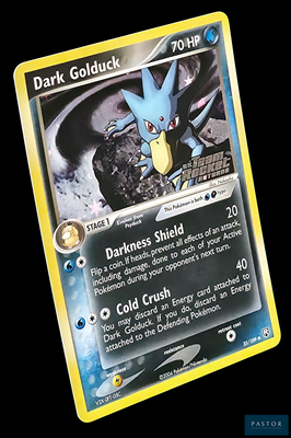 une photo d'une carte Pokémon sur laquelle figure l'image d'un personnage Pokémon