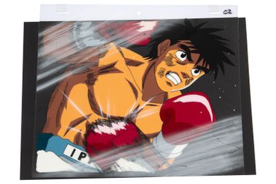 la photo d'une photo représentant un homme portant un gant de boxe