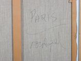 a picture of a piece of art with writing on it